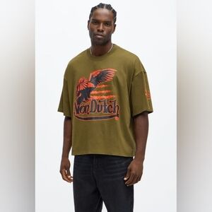Von Dutch Oversized Cropped Fly High Tee